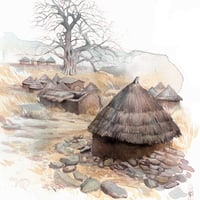 Image 2 of Paper Art Print - "Tata Somba"