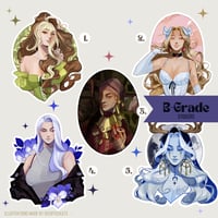 Original Character vinyl stickers (B-grades)