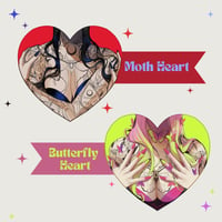 Image 1 of Tattooed Hearts Vinyl stickers