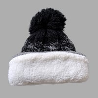 Image 2 of Baltic Fleece-lined Pom-pom Beanie Hat