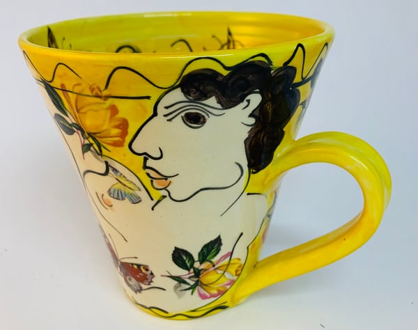 Image of Bright yellow mug