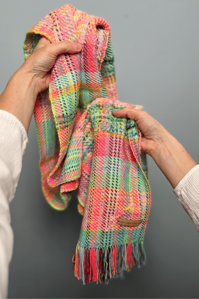 Image of Pink and Green Naomi Scarf