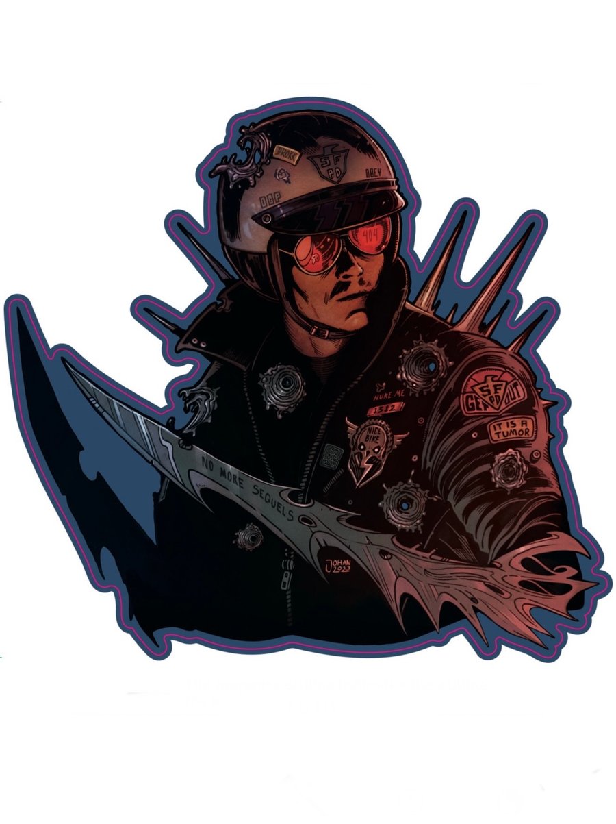 Image of T-1000 (Sticker) by CyberNosferatu
