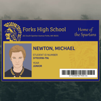 Image 3 of Forks High Student ID’s - Bella & Mike