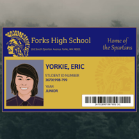 Image 3 of Forks High Student ID’s - Alice & Eric