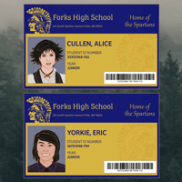 Image 1 of Forks High Student ID’s - Alice & Eric