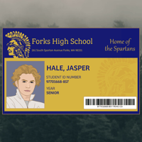 Image 3 of Forks High Student ID’s - Rosalie & Jasper