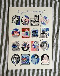 Image 2 of 'Living in Peace with The Blues' Print