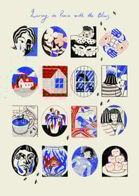 Image 1 of 'Living in Peace with The Blues' Print