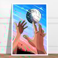 Reach For The Sky • GAA Gaelic Football Illustration Print