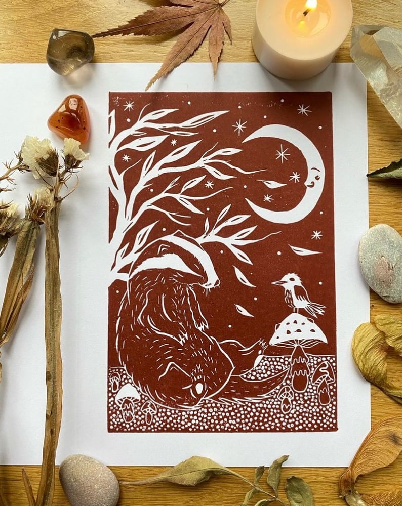 Image of Badger Winter Cards 
