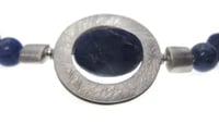 Image 3 of NEW - Flat Ring Sodalite necklace