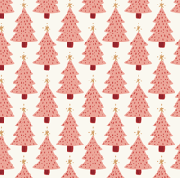 Image of Christmas Tree in Coral Pink