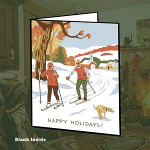 Image of Shitting Dog Holiday Cards