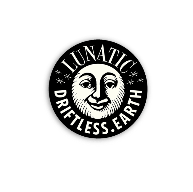 Image of Glow-in-the-Dark LUNATIC sticker