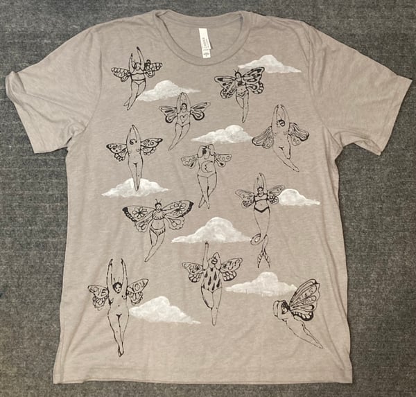 Image of "Swarming The Clouds" short sleeve shirt X-LARGE