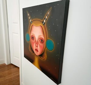 Image of Space Woman (original painting) 