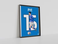 Ethan Pye Stockport County, Pennodraws Art Print