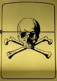 Image 1 of Skull & Crossbones Zippo Lighter