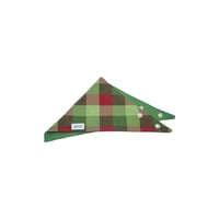 Red/Green Large Plaid- Dog Bandana