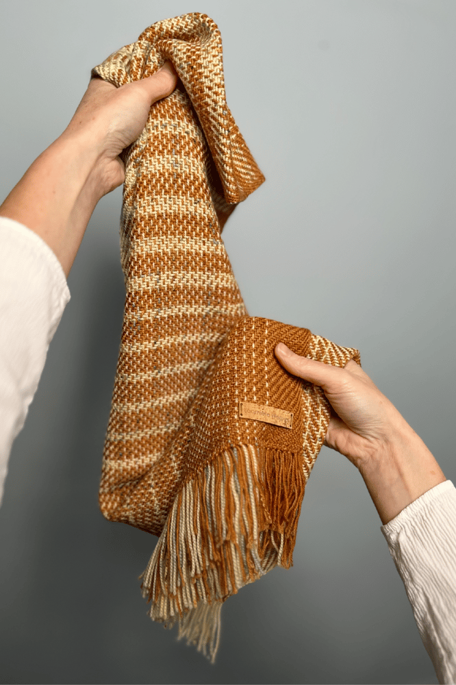 Image of Coffee & Fleck Graduated Scarf