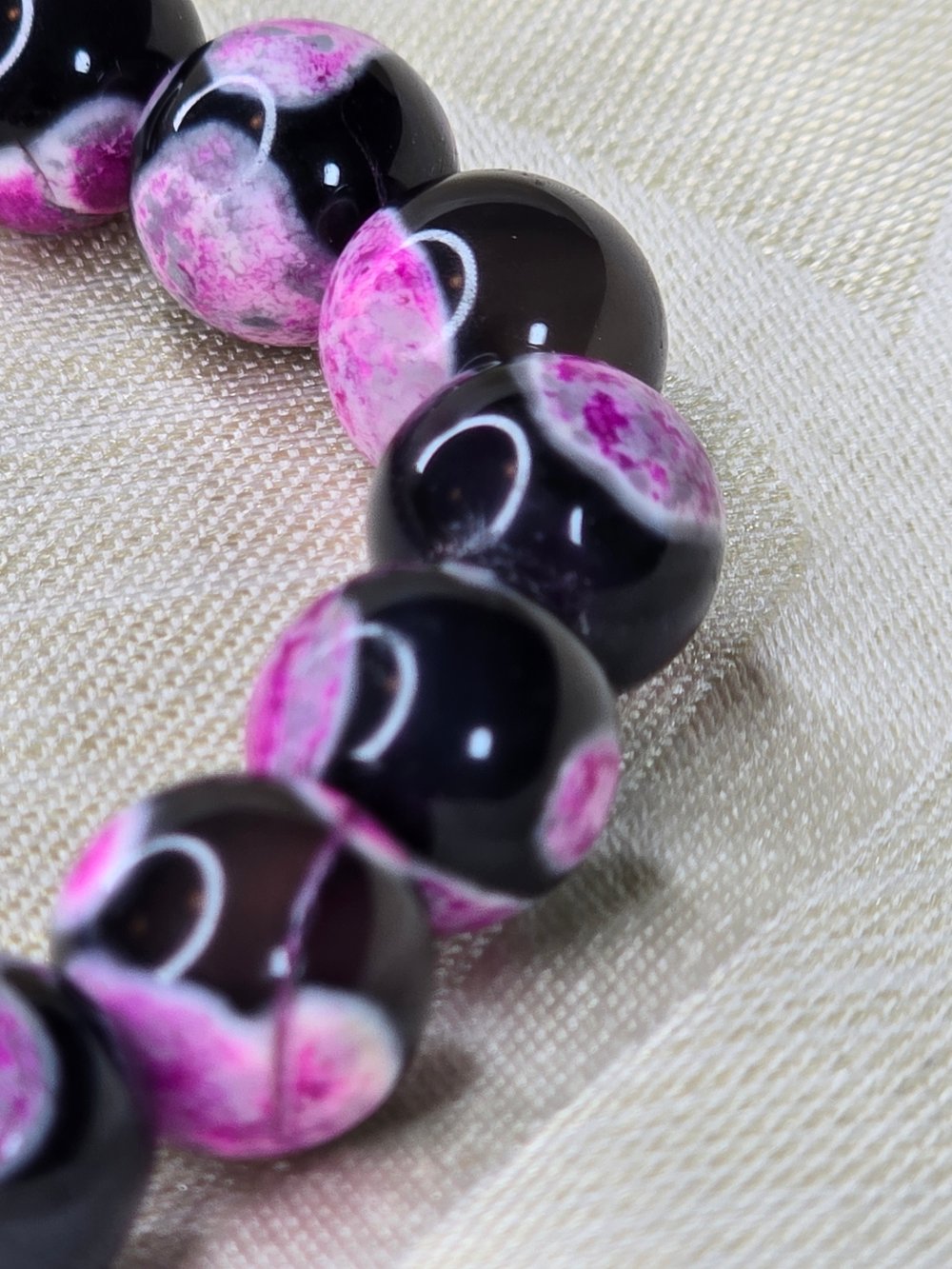 Image of Fire Agate spiritual Beaded Bracelet