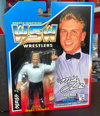 Image 1 of REFEREE MIKE CHIODA WRESTLE-Something Wrestlers series 1 VARIANT retro card