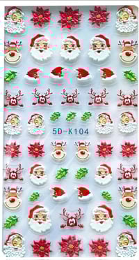 Image 2 of 5D CHRISTMAS NAIL STICKERS