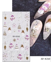 Image 6 of 5D CHRISTMAS NAIL STICKERS