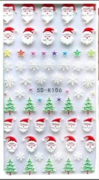 Image 4 of 5D CHRISTMAS NAIL STICKERS