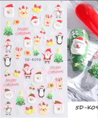 Image 5 of 5D CHRISTMAS NAIL STICKERS