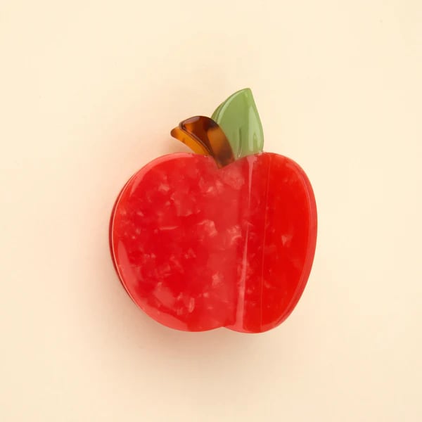 Image of Pinza para el pelo Manzana