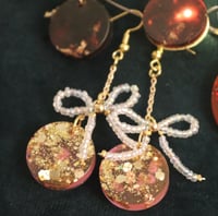 Image 2 of christmas bauble earrings