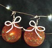 Image 4 of christmas bauble earrings