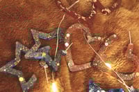 Image 4 of star & heart hoops - winter edition