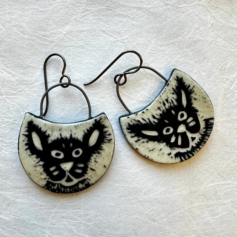 Image of Furry Critters earrings