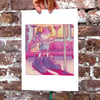"Born to kill" print
