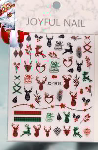 Image 1 of CHRISTMAS NAIL STICKERS 