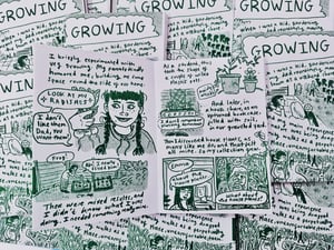 Growing - An 8pp Riso Poster Zine