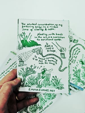 Growing - An 8pp Riso Poster Zine