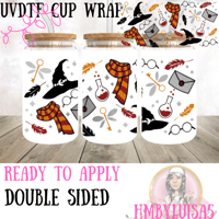 Image 1 of Harry Potter Double Sided UVDTF cup wrap 