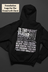 Image 1 of Person Behind Me Mental Health Hoodie