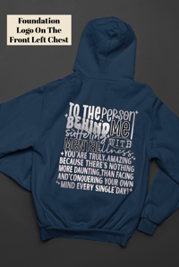 Image 2 of Person Behind Me Mental Health Hoodie