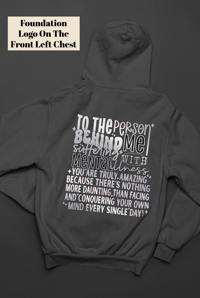 Image 4 of Person Behind Me Mental Health Hoodie