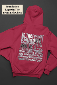 Image 6 of Person Behind Me Mental Health Hoodie