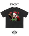 Oversized Cropped 'Ho Ho Ho MF!' Shirt