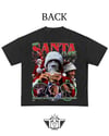 Oversized Cropped 'Ho Ho Ho MF!' Shirt