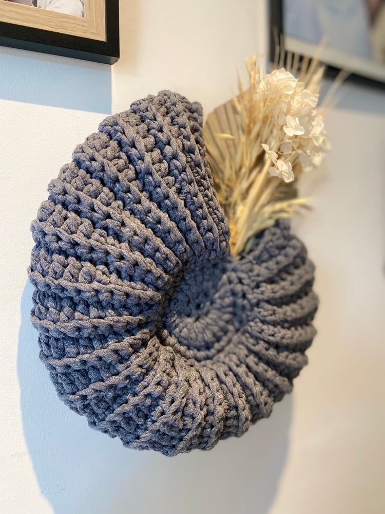 Image of Nautile gris en crochet