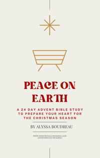 Peace on Earth- 24 Day Advent Bible Study