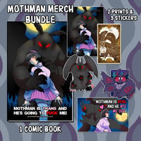 Image 1 of "Mothman is Trans and He's Going to F*ck Me" Comic (PRE-ORDER)